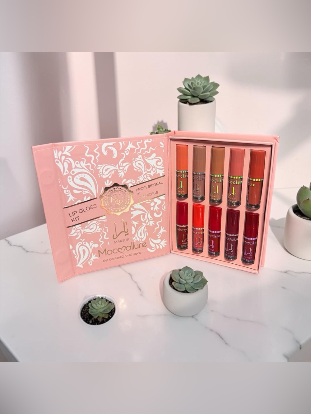👄Mocallure Yara👄10-Piece Lip Gloss Kit/NIB